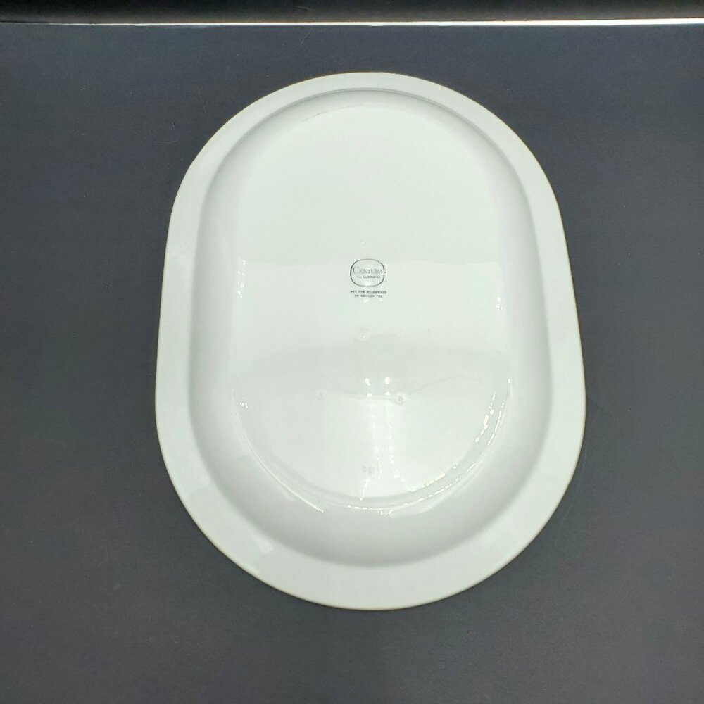 Corning Centura Evening Song Platter Corningware Blue Floral Oval Serving Plate - Picture 4 of 5